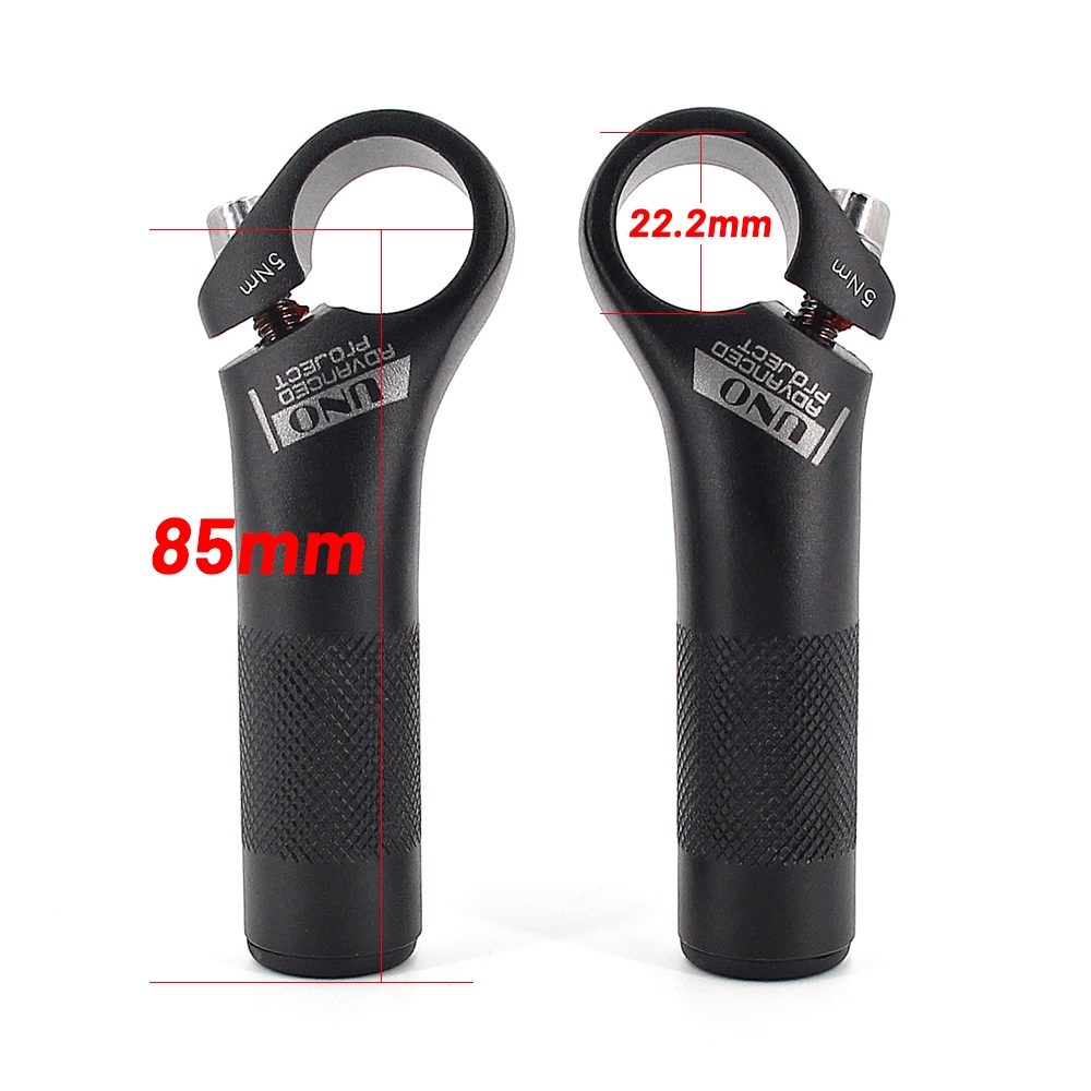 UNO Mountain Bicycle Handlebars Bar Ends 1 Pair Aluminum Alloy ...
