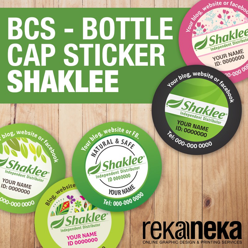 (BCS) Sticker - SHAKLEE (Bottle Cap Sticker) | Shopee Philippines