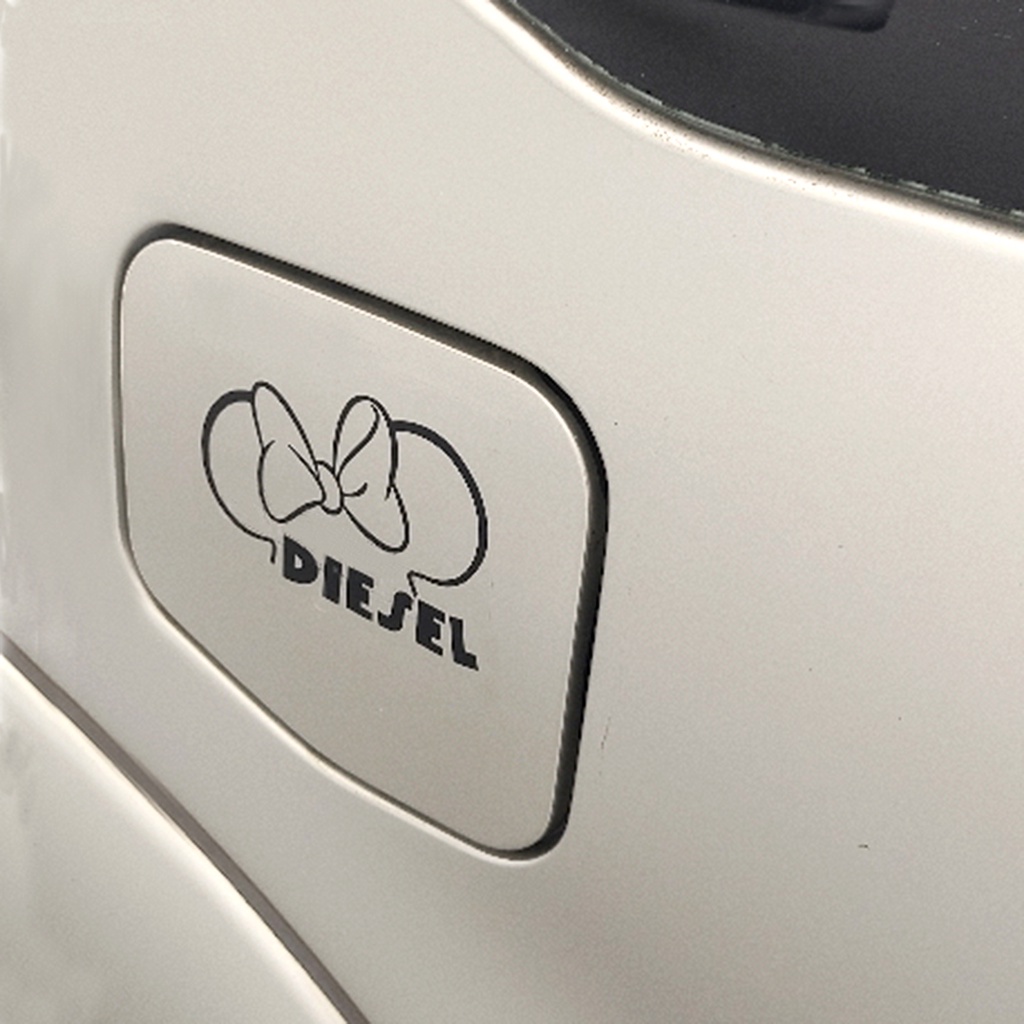Car Gas tank cover sticker decal MINNIE MOUSE Shopee Philippines