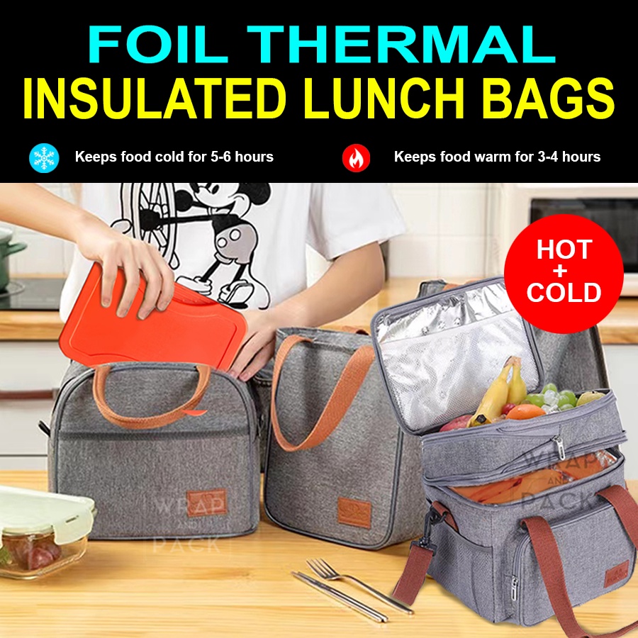 Thermal hot and cold Lunch Bag Waterproof Oxford fabric Insulated Bag lunch box hot lunch picnic