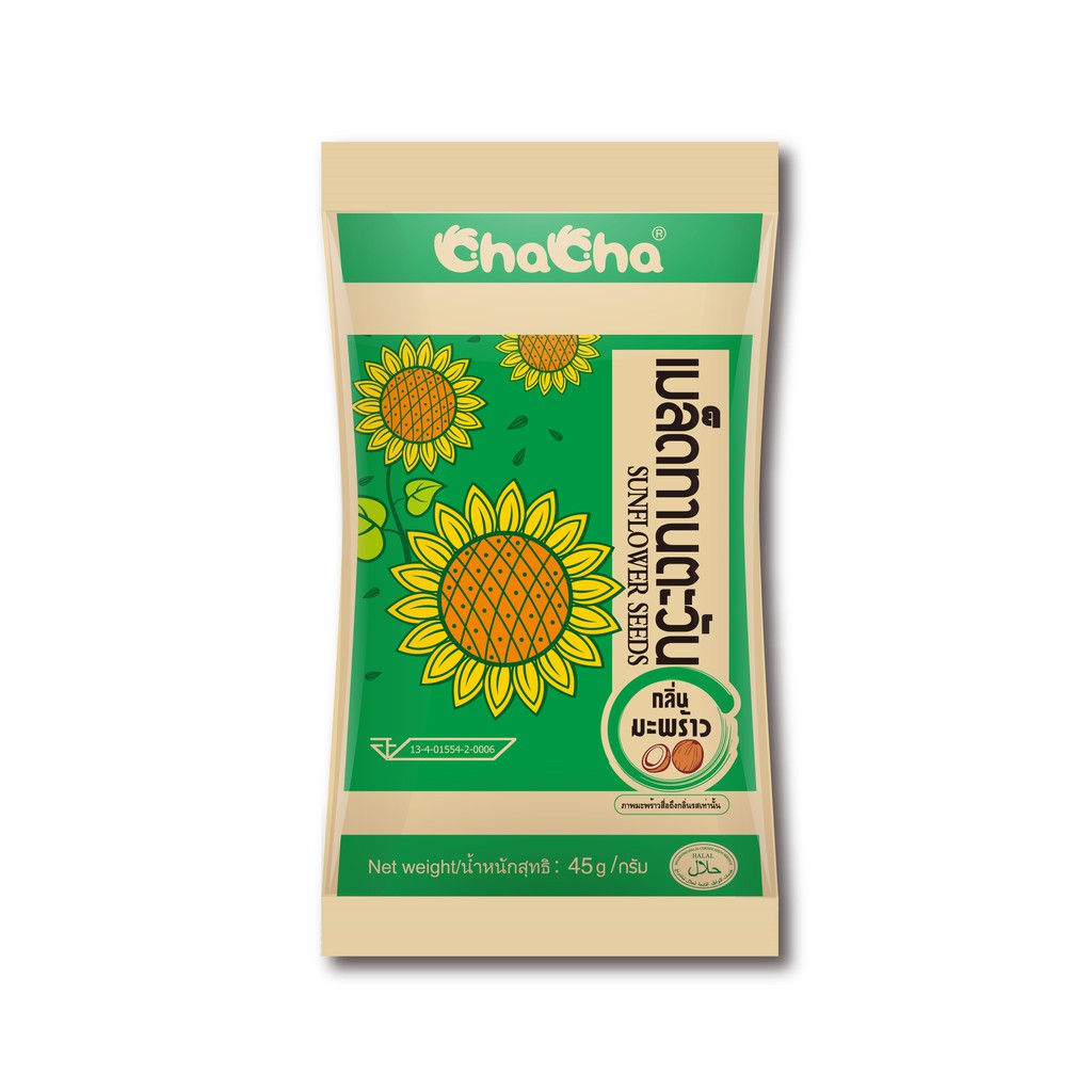 Chacha Cha Sunflower Seeds Cereal 45g Sachet Color Coconut Flavor Sold ...