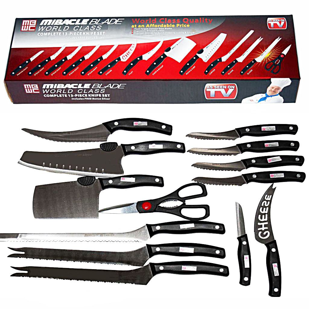 Miracle Blade World Class Complete 13-Piece Knife Set COD | Shopee 