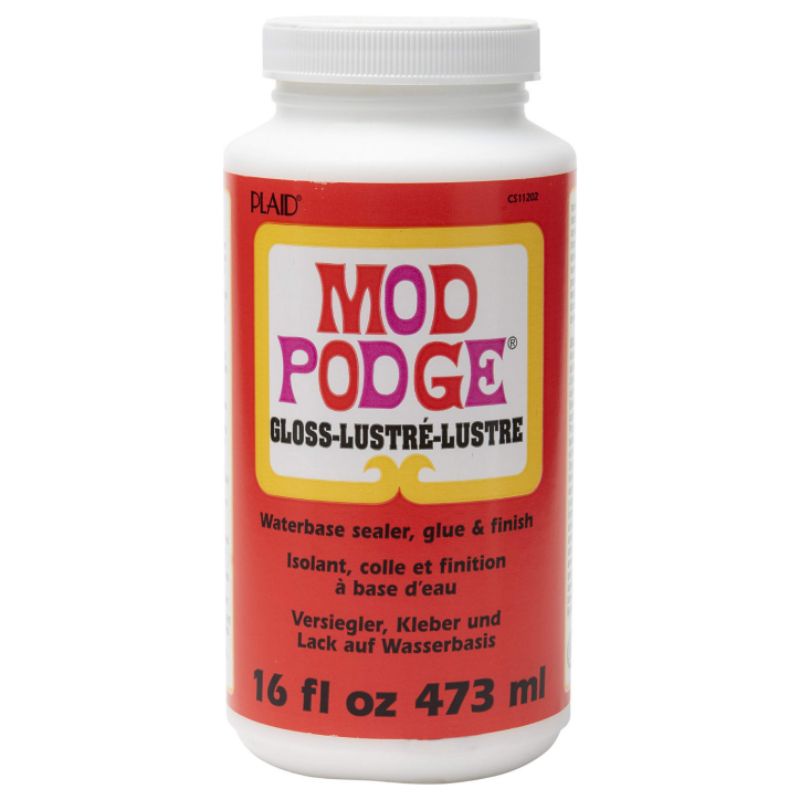 Mod Podge Gloss Waterbased Sealer, Glue & Finish 16 Oz 473ml Shopee