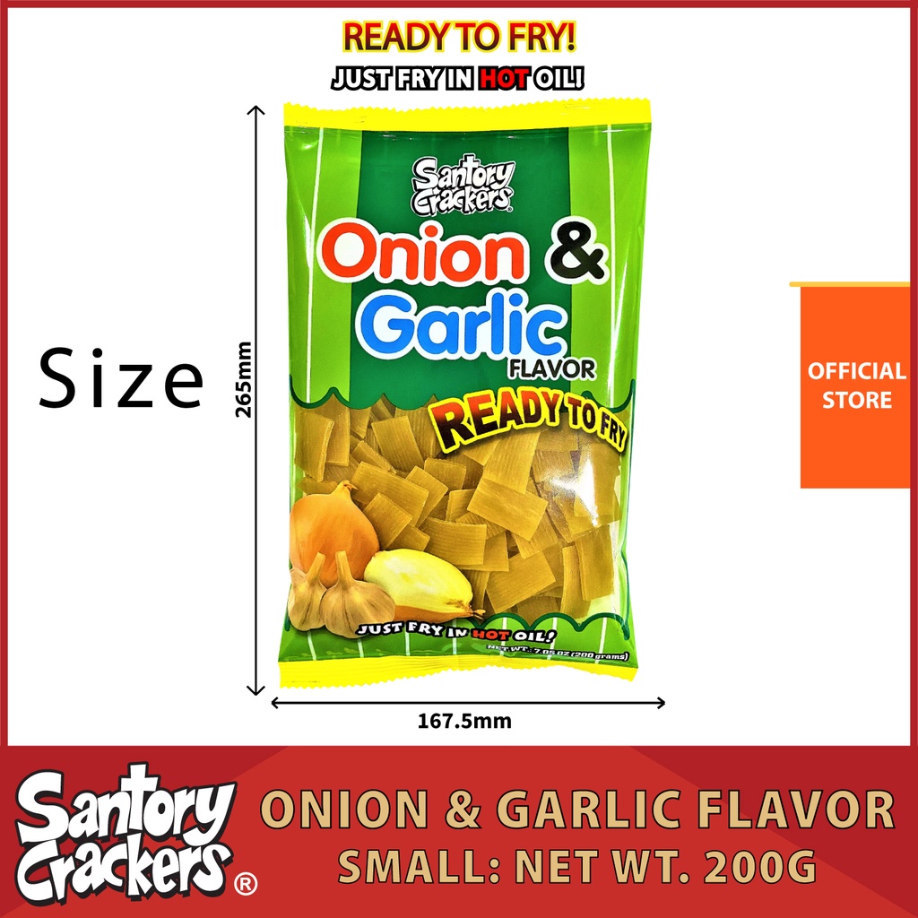 Santory Crackers Ready To Fry Chips Onion & Garlic Flavor (Kropek