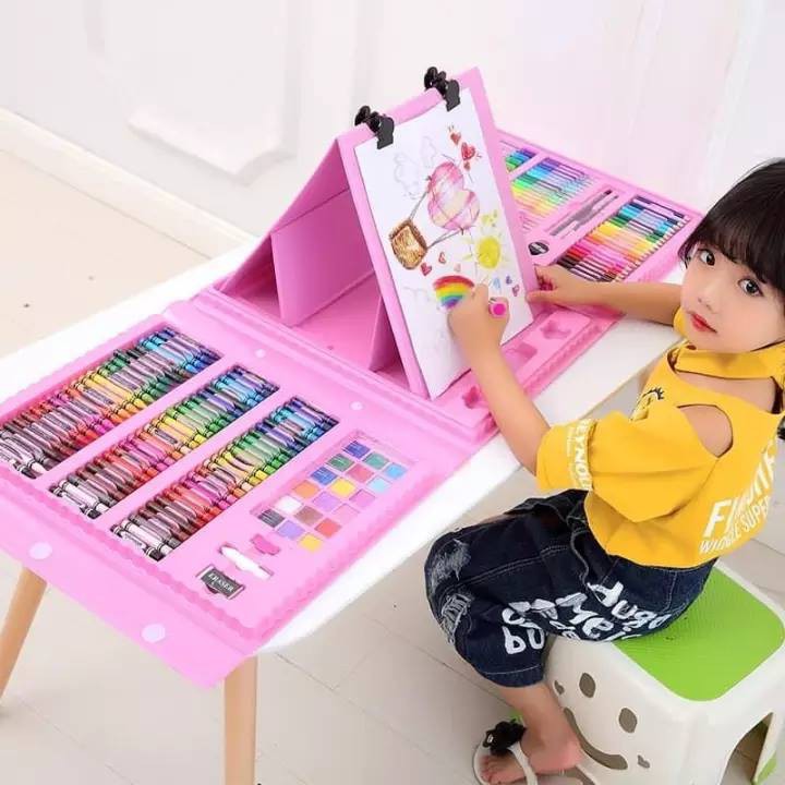 SUPER MEGA ART SET (208 PCS OF ARTSET) COLORING MATERIALS/TOOLS FOR ...