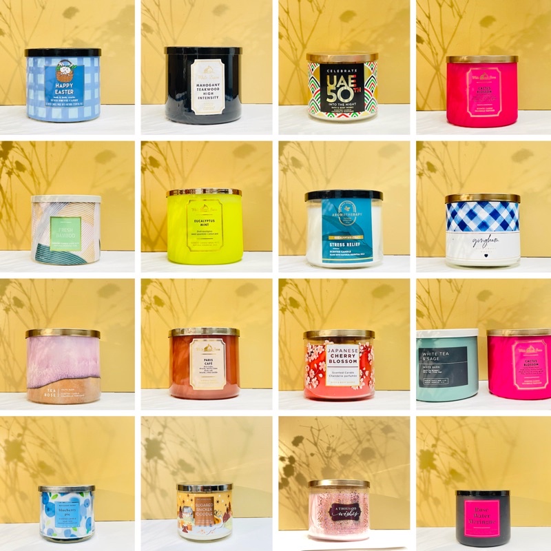 CANADA Bath & Body Works - 3 wick Candle | Shopee Philippines