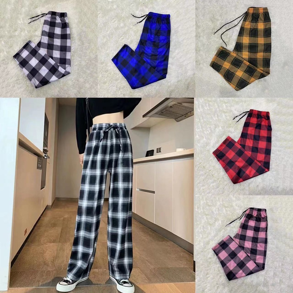 Tartan on sale pants shopee