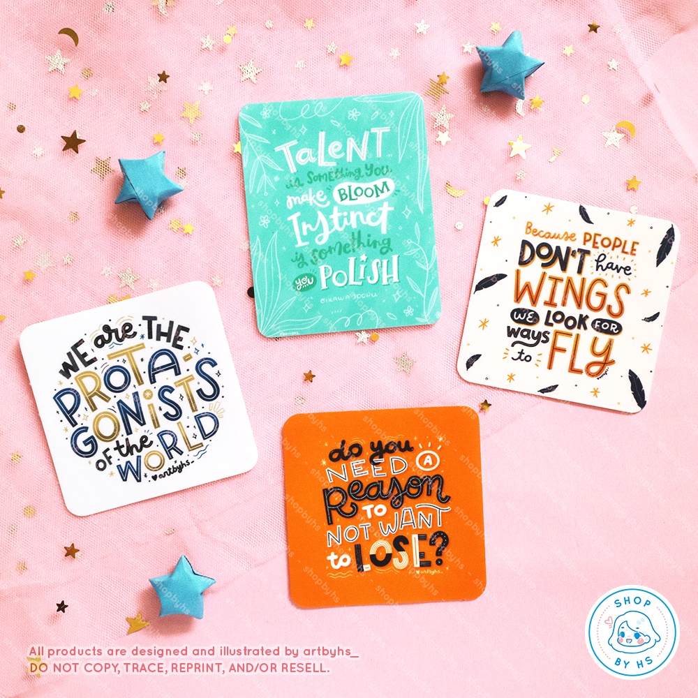 Haikyuu!! Quotes Vinyl Sticker | Shopee Philippines