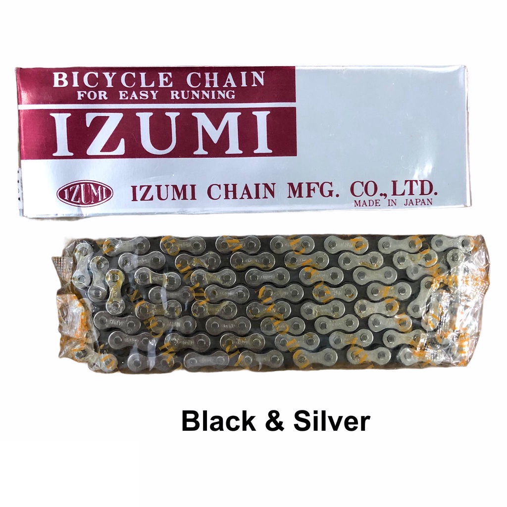 Izumi BMX bicycle chain 1/2" X 1/8" 116L GOLD *MADE IN JAPAN