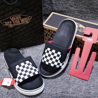 Vans checkered cheap slide