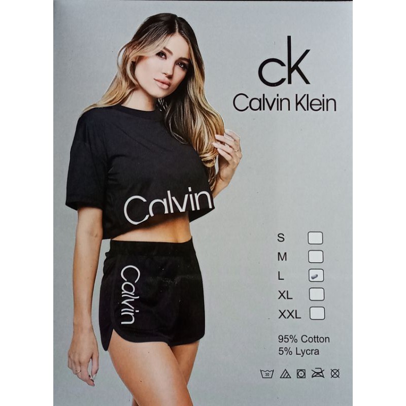 Calvin klein cheap crop top set