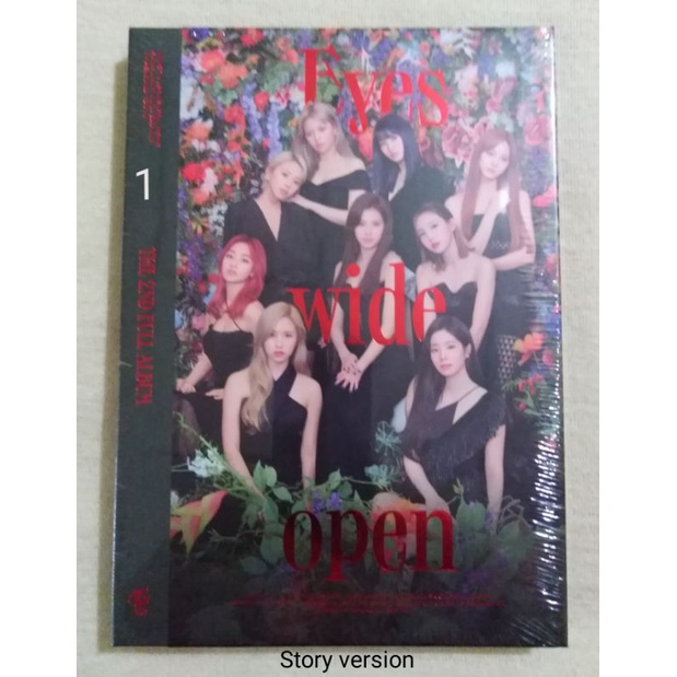 TWICE EYES WIDE OPEN OFFICIAL ALBUM SEALED | Shopee Philippines