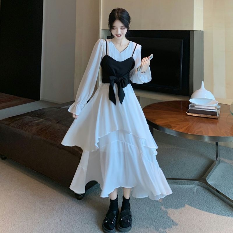 Blouses Design Sense Niche Chic Off Shoulder Shirt Women's French Gentle Style Loose Versatile Western-style Flowing Mesh Top main image 1