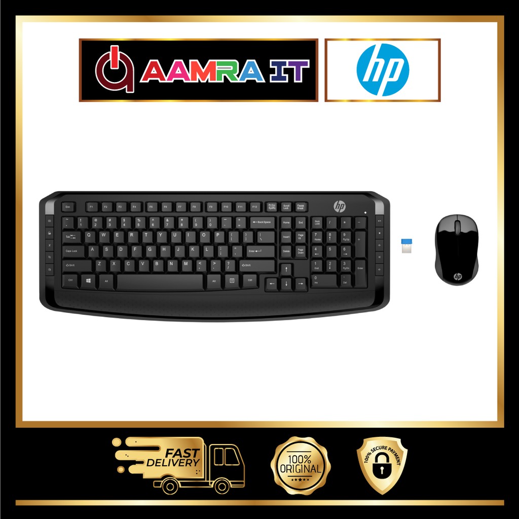 HP Wireless Keyboard Mouse Combo 300 (3ML04AA) | Shopee Philippines