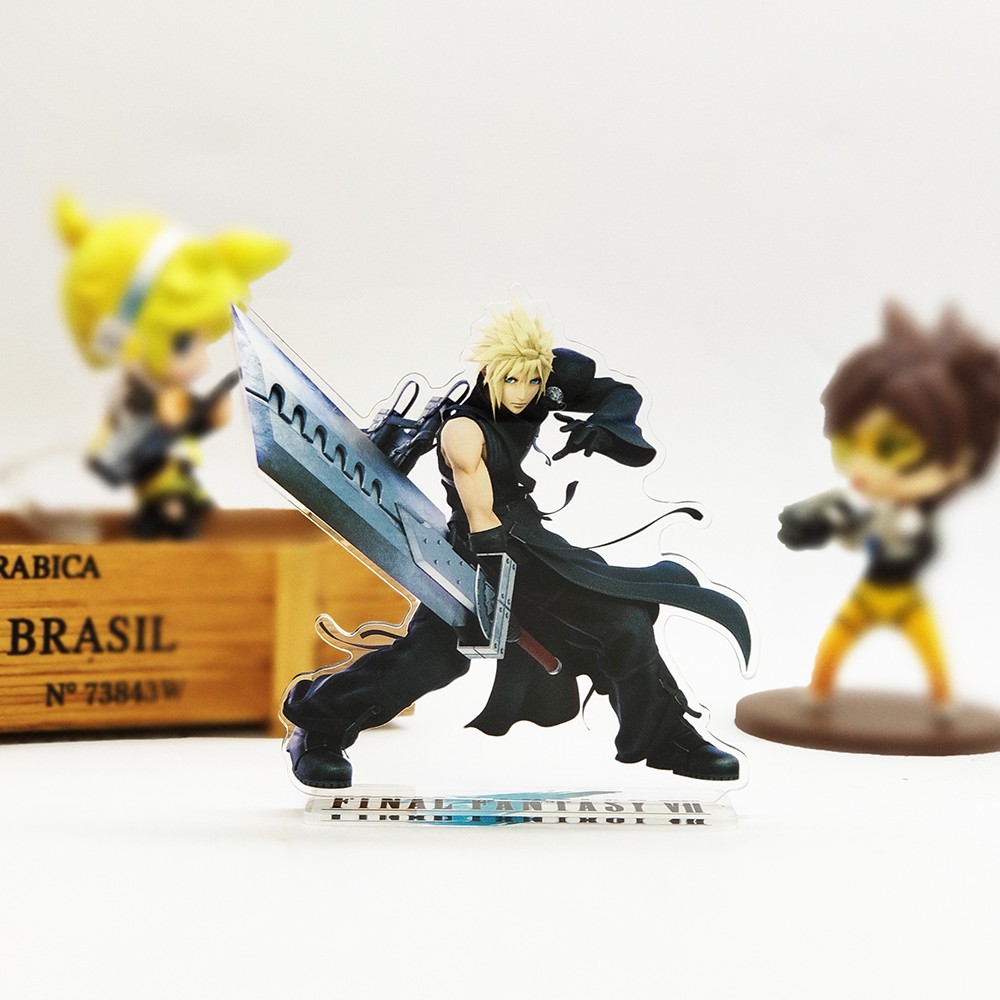 Final Fantasy FF7 VII 7 Cloud Strife acrylic figure toy | Shopee ...