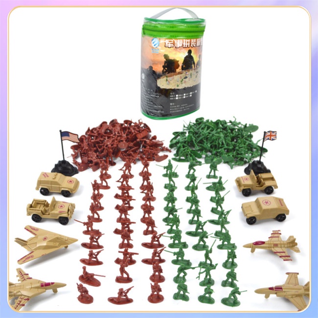 [Local shipped]210pcs/set Military Plastic Toy Children Boys Soldiers ...
