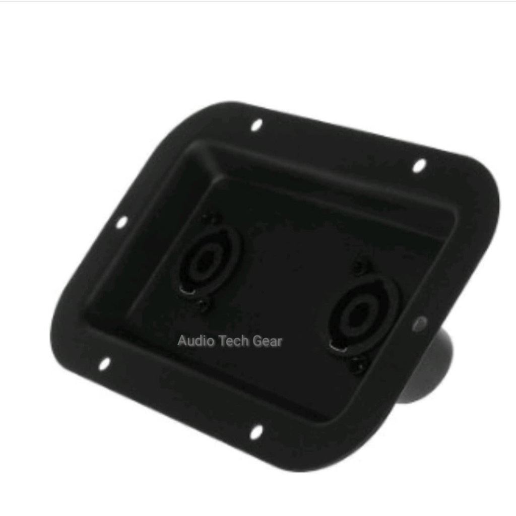 Dual SpeakOn Terminal Plate Junction Box Back Panel PA Speaker Box Back