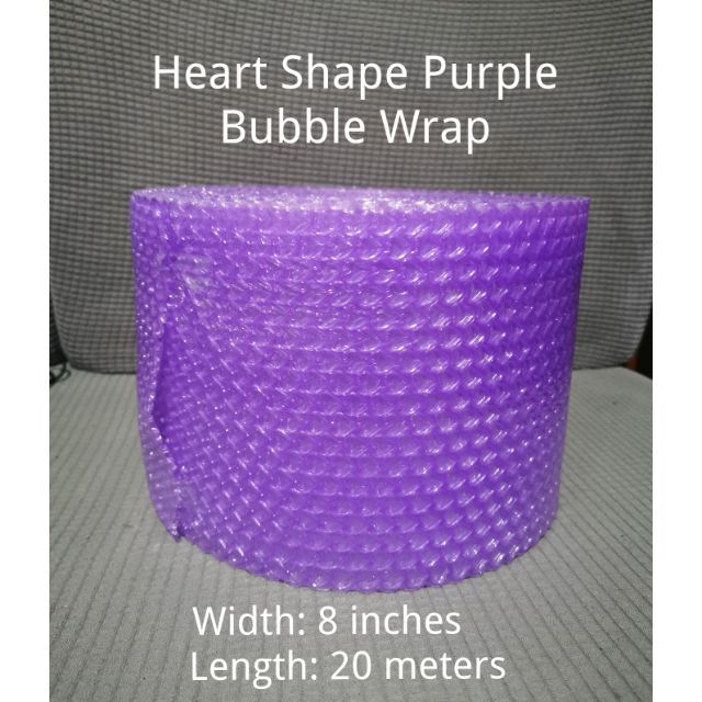 Heart Shape Bubble Wrap (Purple) Shopee Philippines