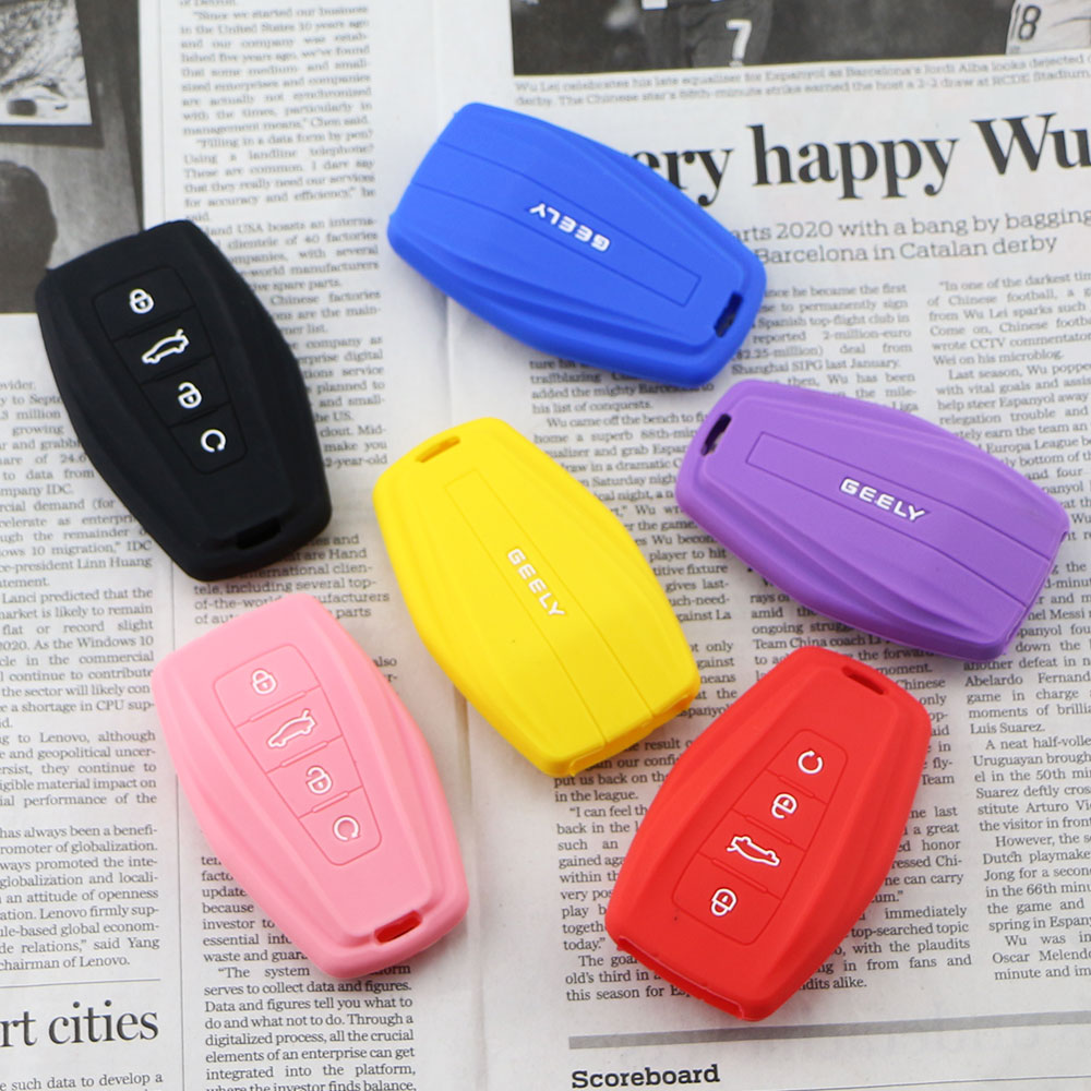 New Silicone Car Key Case Full Cover for Geely Coolray 2019-2020 Atlas ...