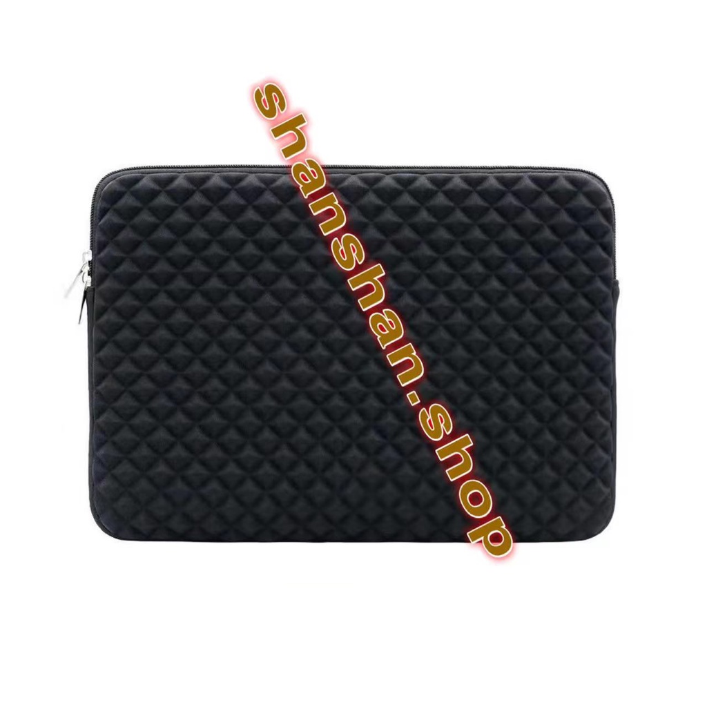 Laptop Pouch 13 14 15 Inch Zipper Soft Sleeve High Quality Diamond