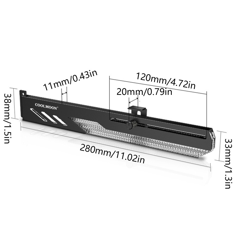 moonlighty1 GT8 GPU Bracket Graphics Card Holder 5V 3Pin ARGB Sync jack ...