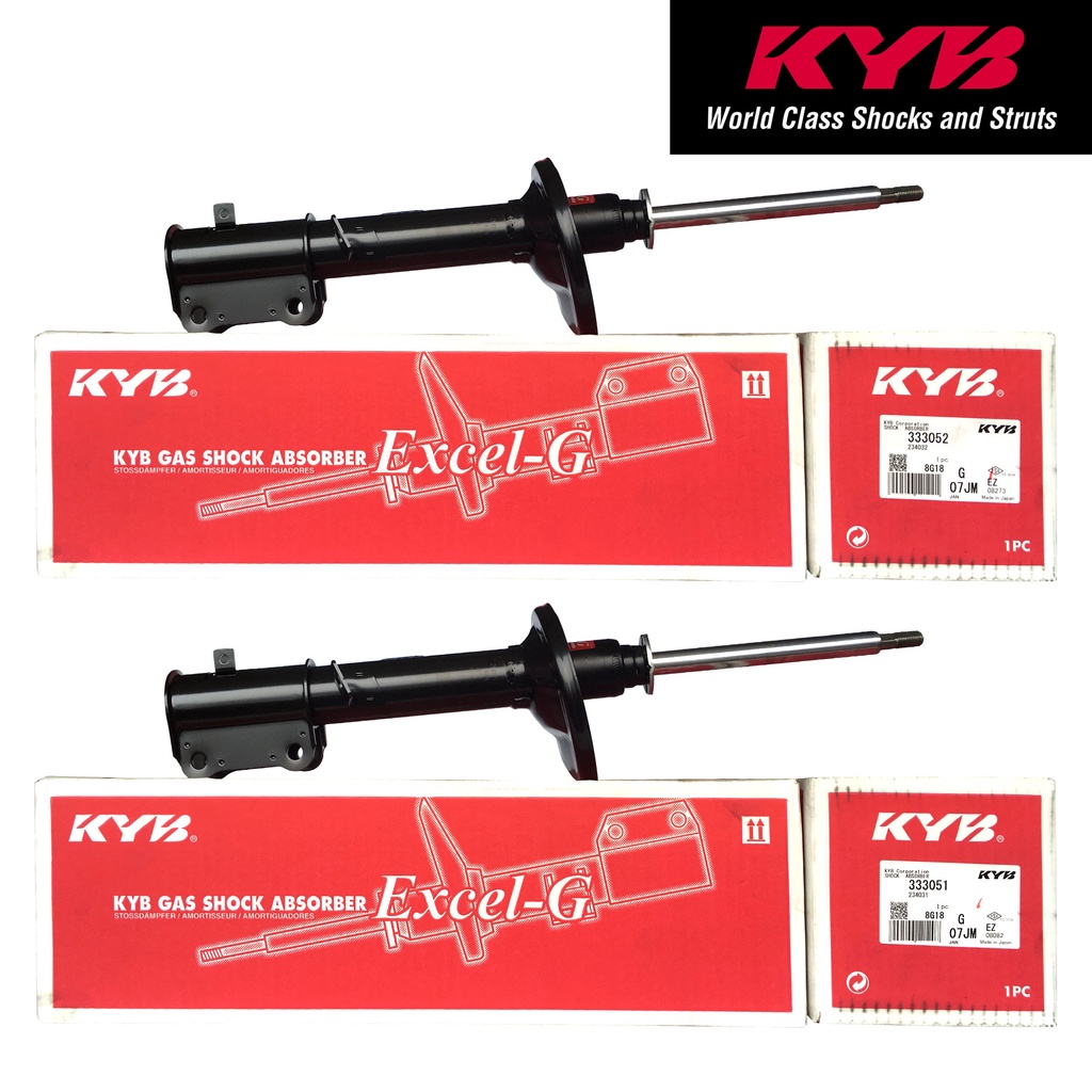 KYB KAYABA Excel-G Strut Rear for Toyota Corolla AE92 1989 - 1992 Set ...