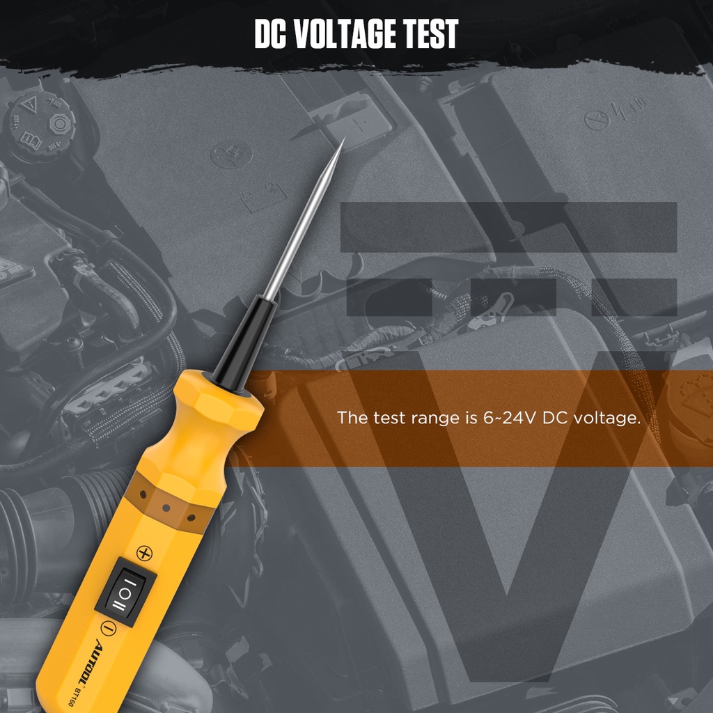 Autool BT160 12V24V Car Circuit Tester Power Probe Automotive