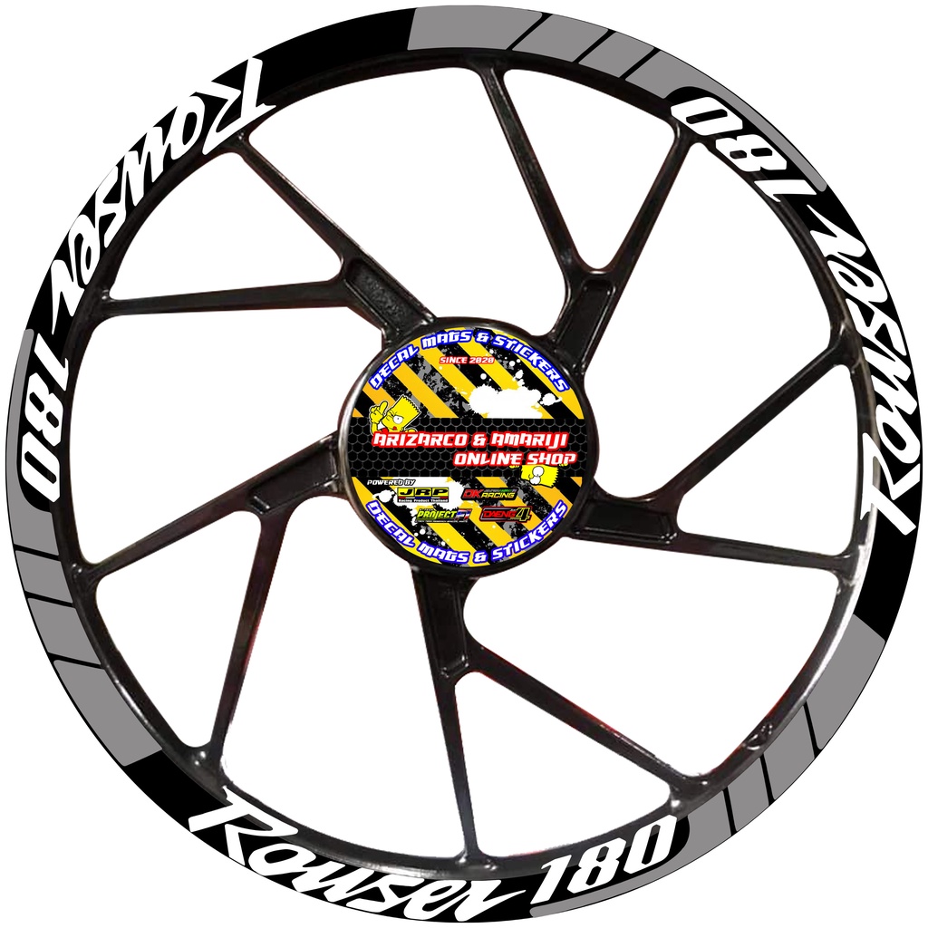 ROUSER 180 KAWASAKI NEW STYLE DECAL MAG STICKER GOOD FOR 2 MAGS ...