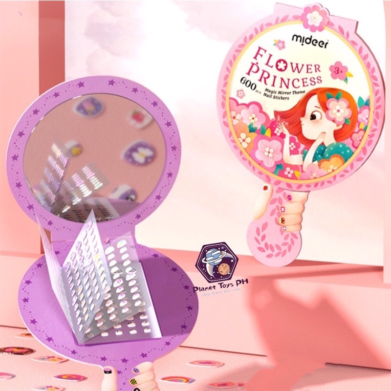 Mideer Magic Mirror Nail Sticker with 600pcs stickers | Shopee Philippines