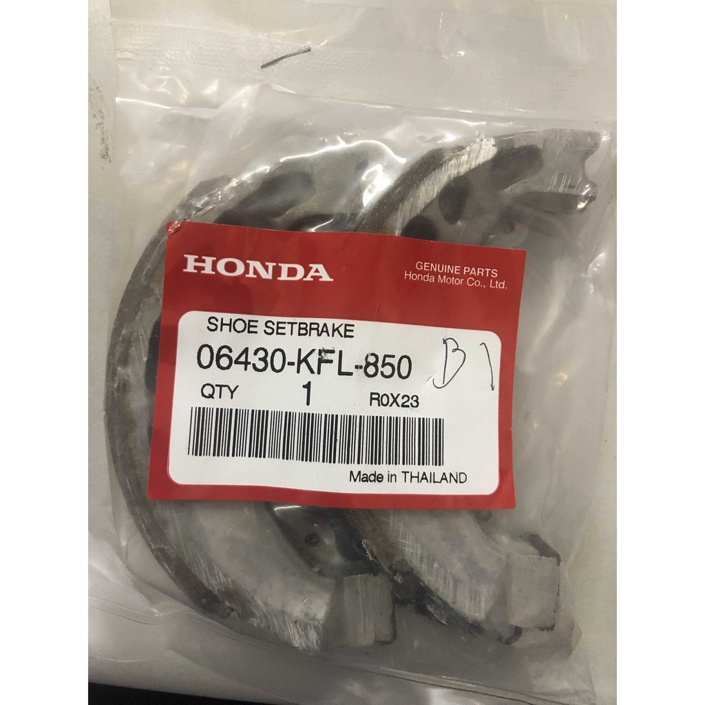 Honda Genuine Brake Shoe 06430kfl850 for Wave 100 / Wave 110 / Wave 125 / XRM / RS125 Shopee