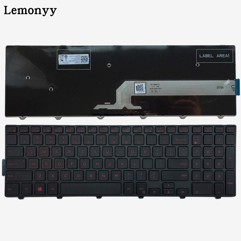 Dell Replacement US English Keyboard – Fits PK1313G2A00, V147225AS, V147225AS1 (Open Box)