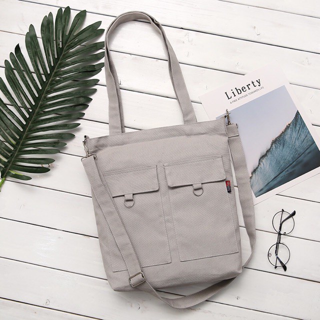 【Spot goods】 No.36 Korean design canvas bag 2handle katsa | Shopee ...