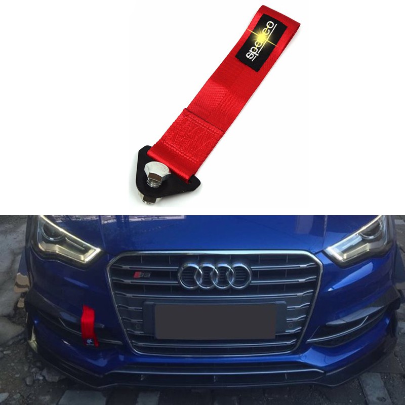 SPARCO Tow Hook Straps Universal Car Towing (red) Shopee Philippines