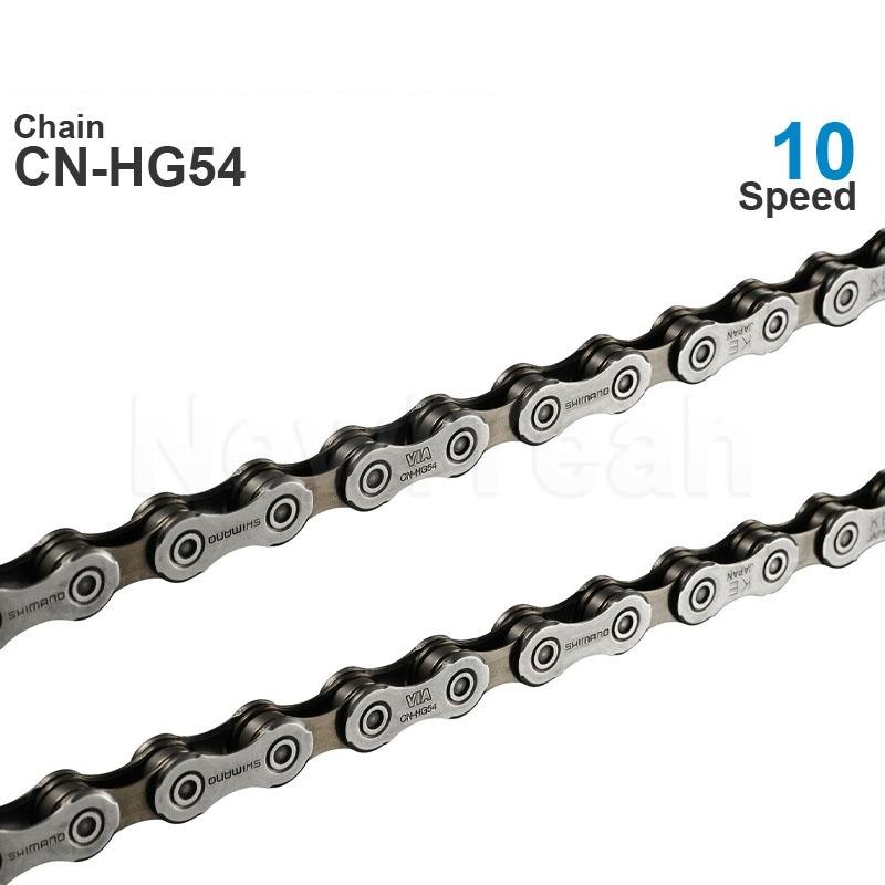 Original SHIMANO DEORE HG54 10Speed Bicycle Chains Super Narrow HGX MTB Chain 114L with
