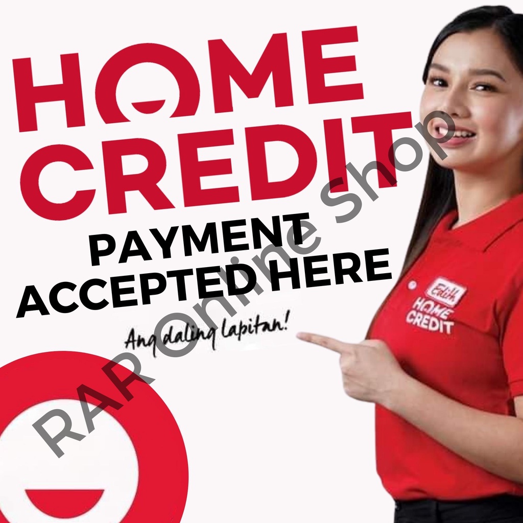 Home Credit Payment Accepted Here Tarpaulin | Shopee Philippines