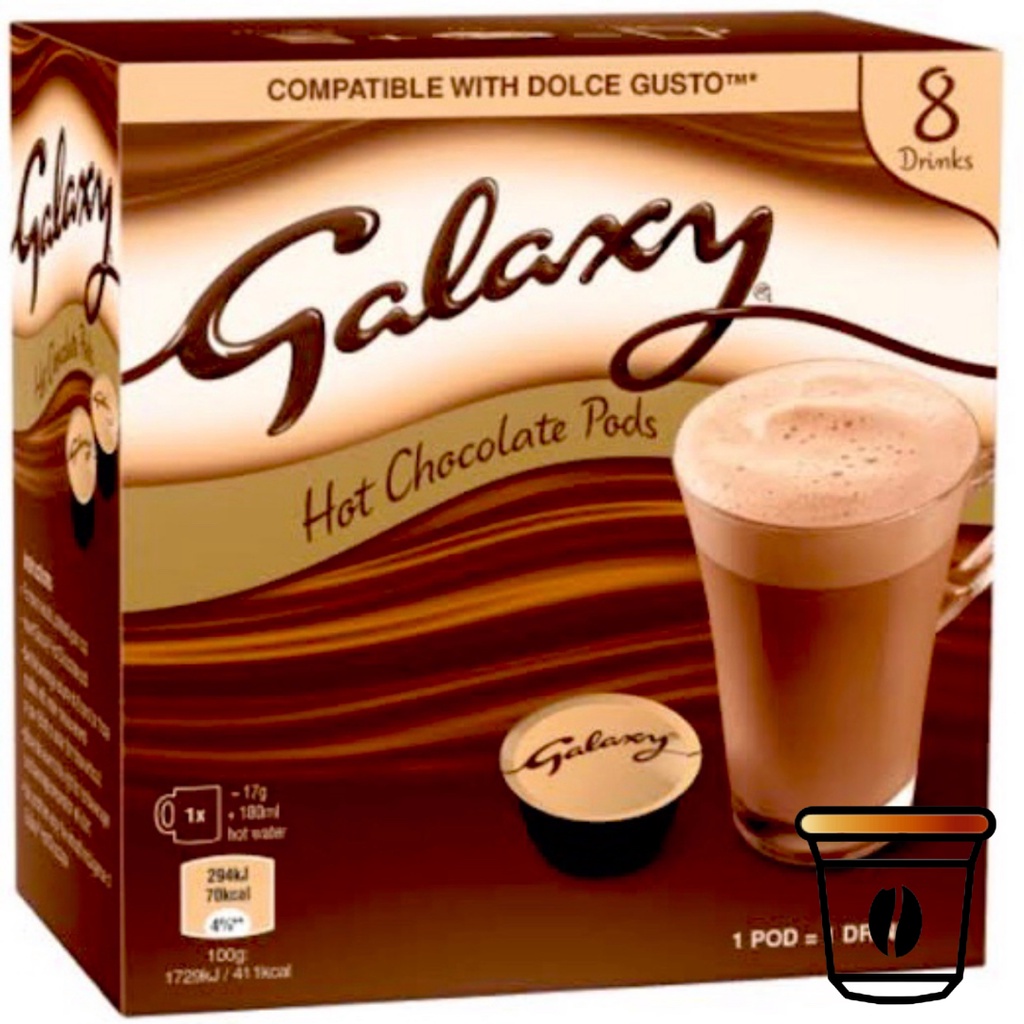 Galaxy Hot Chocolate Dolce Gusto Compatible Pods (Exp2022) Shopee Philippines