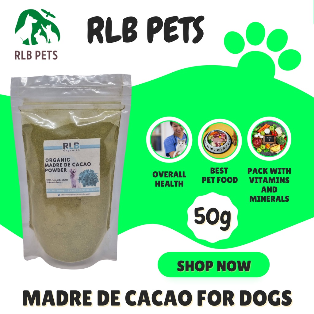 50 grams Pure Madre de Cacao Powder for Dogs Anti Fleas and Ticks For Overall Healthy Skin Fur Shopee Philippines