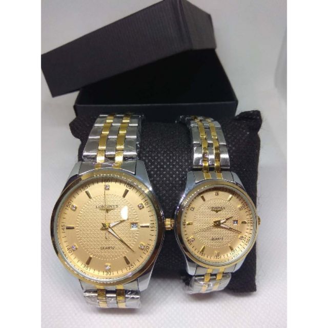 Longines Couple Watch Two Tone Shopee Philippines