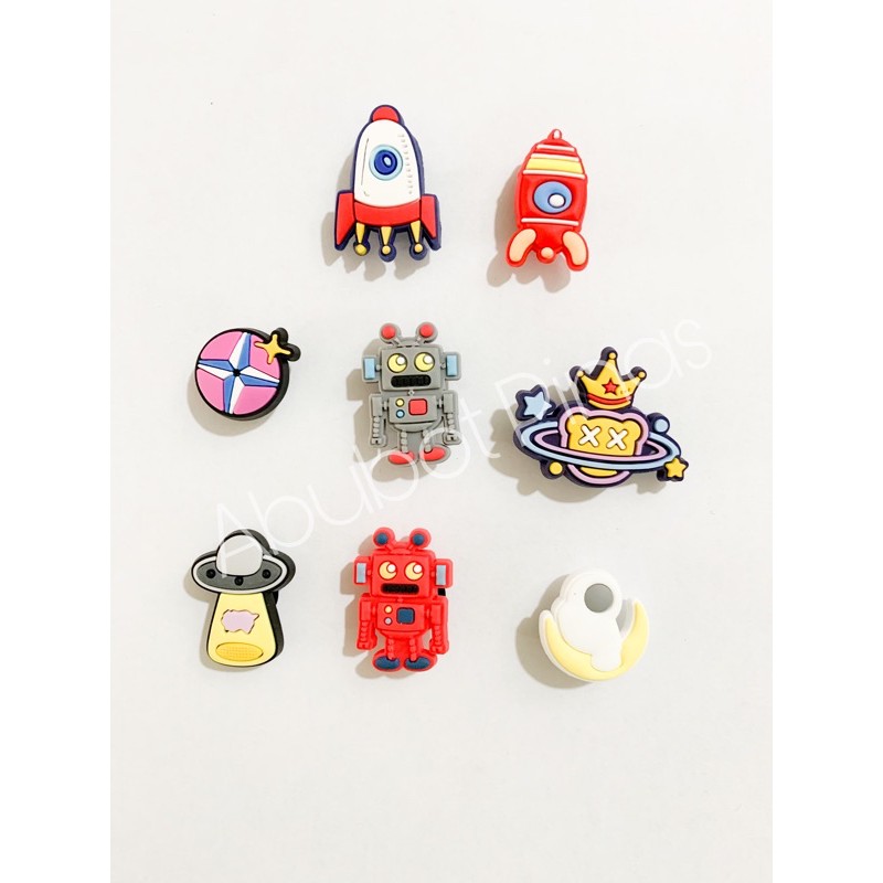 Jibbitz space design 2 /high quality / jibbitz /jibbitz charm Shopee
