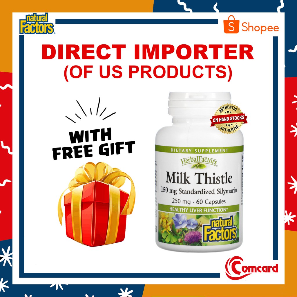 Natural Factors, Herbal Factors, Milk Thistle, 250 mg, 90 Capsules (SRD