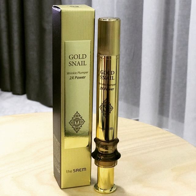 the SAEM Gold Snail Wrinkle Plumper The SAEM Gold Snail Wrinkle