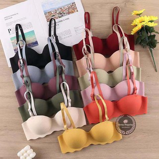 size from 32/70 to 38/85 B Cup Summer seamless boob tube top anti-light  Wireless push up bra - AliExpress
