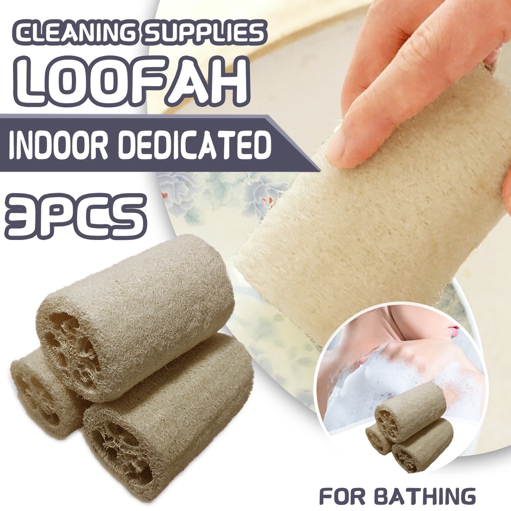 Premium Natural EcoFriendly Shower Loofah Sponge Lufa Scrubbers Away