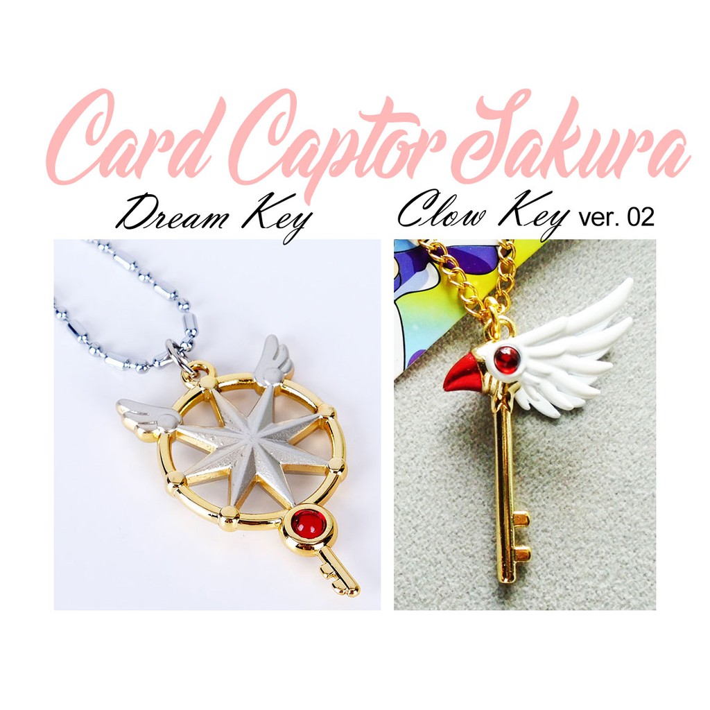Dream Wand Necklace Claw Key Necklace (Card Captor Sakura) | Shopee ...