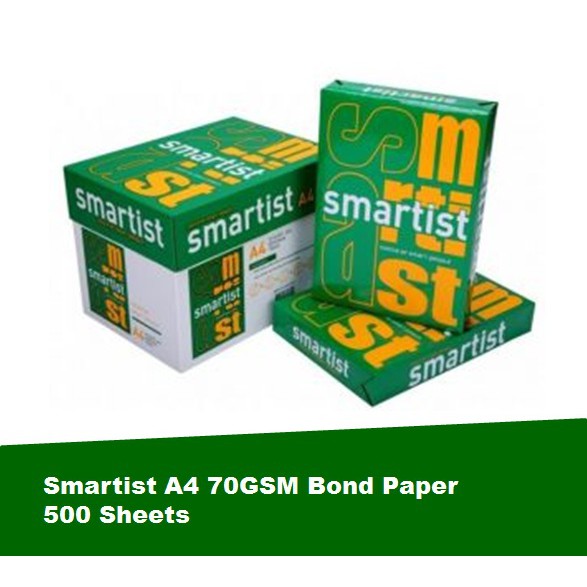 good Smartist Bond Paper A4 70 GSM 500 Sheets Shopee Philippines
