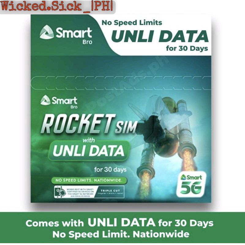Smart BRO Rocket Sim | Shopee Philippines