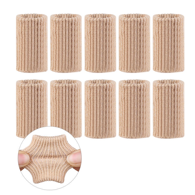 10pcs Stretchy Sports Finger Sleeves Arthritis Compression Finger ...