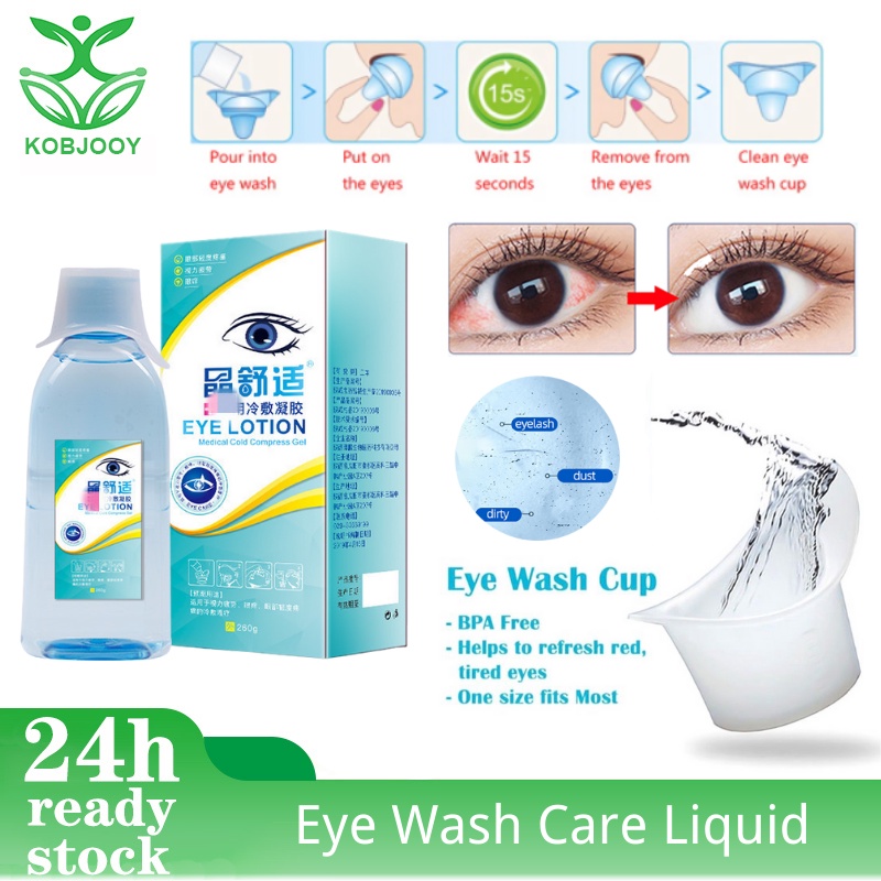 Medical Eye Wash Solution Care Liquid Suitable For Bloodshot Dry Itchy