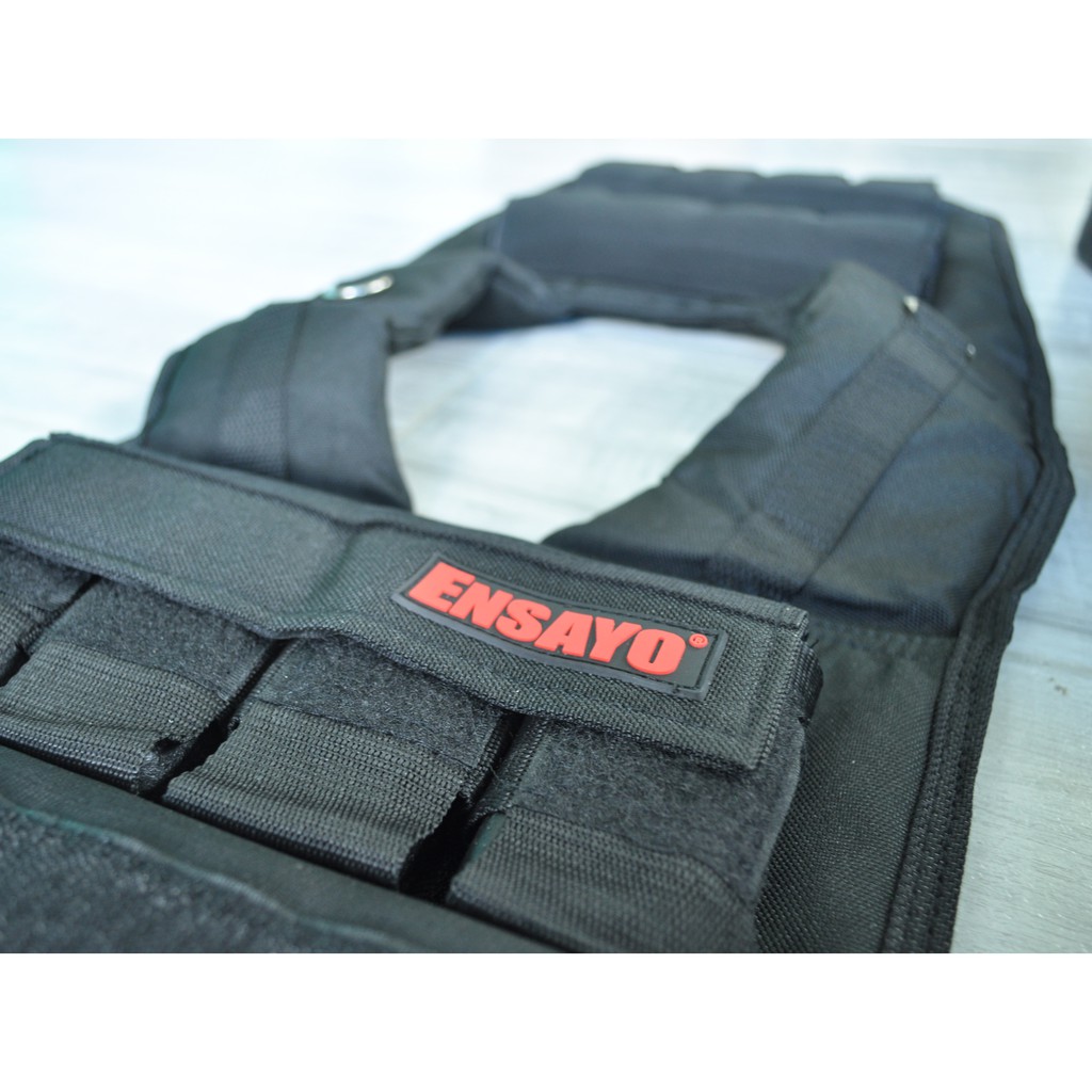 ENSAYO Exercise WEIGHT VESTS 30Kg 16Kg Adjustable Pockets Straps Durable Weights Vest Calisthenics Shopee Philippines