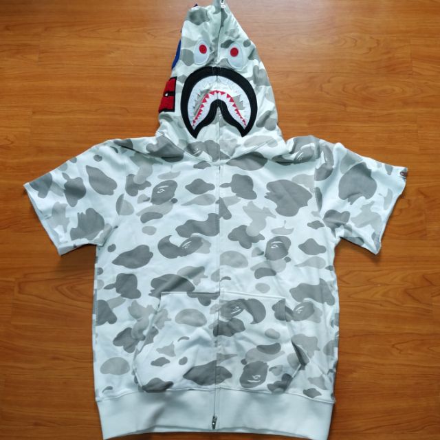 Bape short store sleeve hoodie